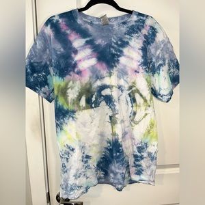 Handmade Tie Dye Tshirt Size Large - Made by TheTalentedTexan -OOAK Ripple Water